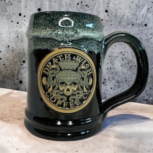 💚 Death Wish Coffee 2017 St. Patrick’s Day Medusa Mug 💚 Limited Edition